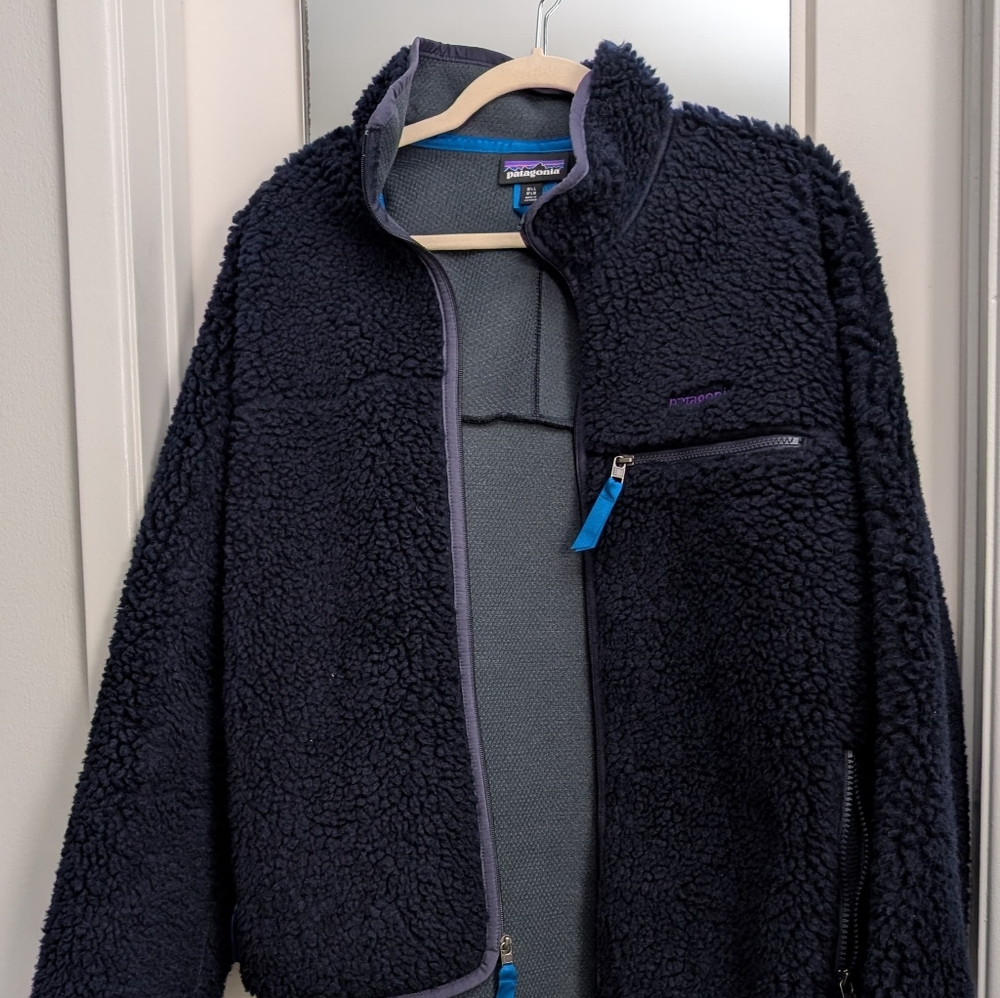 Patagonia Navy Fleece Jacket